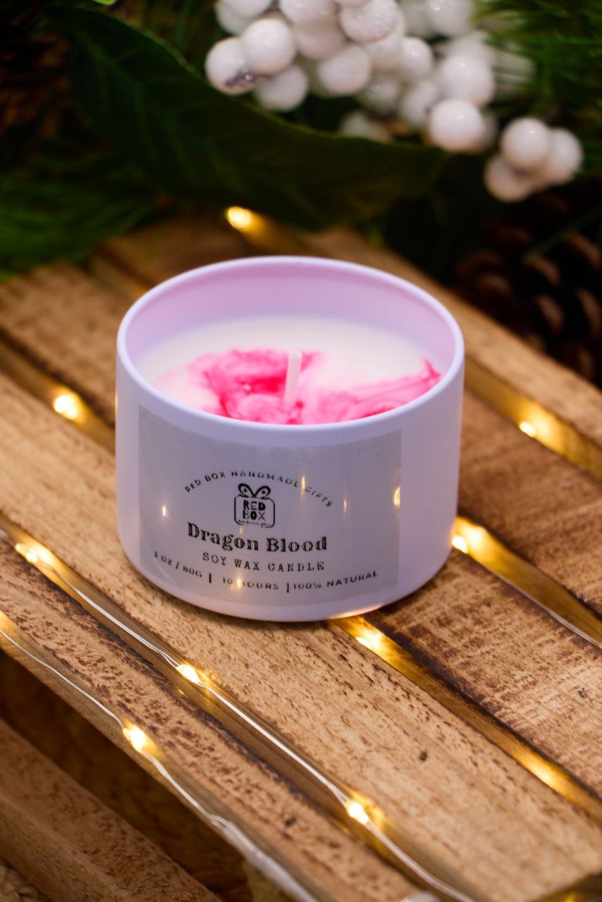 Handmade Scented Soy Candle in Metal Tin